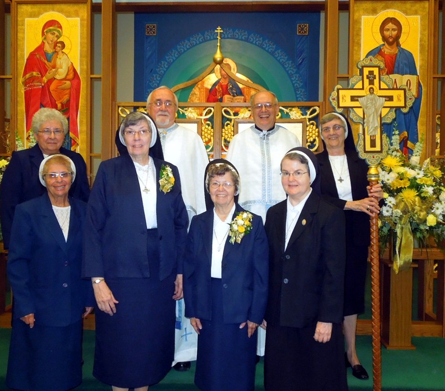 Srs. with Clergy – Sisters of St. Basil